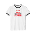Vote For Benson — Michigan Governor Ringer Tee (James Crossed Out)