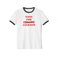 Vote For Jackson — Maine Senate Ringer Tee (Collins Crossed Out)