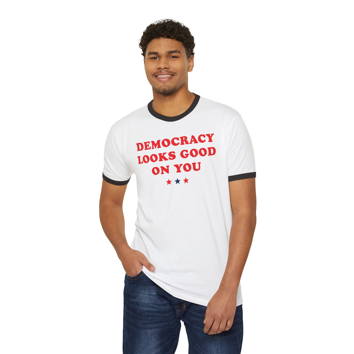 Democracy Looks Good On You — Ringer Tee