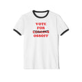 Vote For Ossoff — Georgia Senate Ringer Tee (Collins Crossed Out)