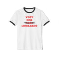 Vote For Lombardo — Nevada Governor Ringer Tee (Ford Crossed Out)